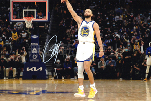 ステフィン・カリー 直筆サインフォト ウォリアーズ NBA Stephen Curry