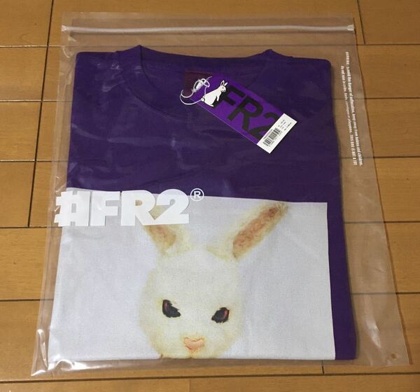 『新品』FR2撫子★Hand Bra Tシャツ Lサイズ 京都限定★紫 パープル★FR2 梅 柳 月桃 doko 大阪 沖縄