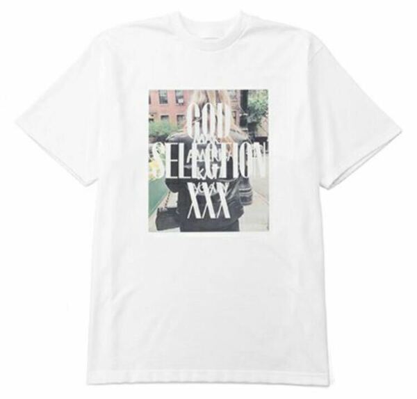 『新品』GOD SELECTION XXX★Tシャツ★Mサイズ★白 ホワイト★LOGO 半袖