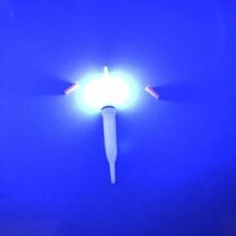 LEDスティックライト　集魚ライト　グロー ブルー点滅タイプ　新品未使用　電池付き タチウオ イカ アジ イカメタル _画像2