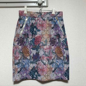 H&M 花柄 タイトスカート