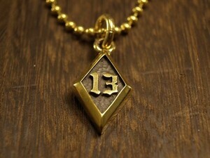  brass brass *13( small )*sa- tea n* pendant * brass ball chain attaching 