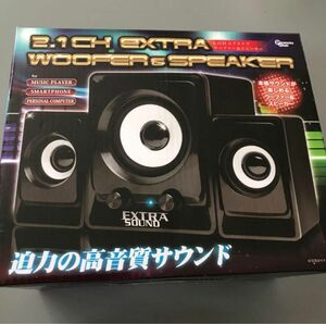 ◎【新品】2.1CH EXTRA WOOFER&SPEAKER スピーカー　USB ウーハー