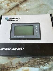 Renogy バッテリーモニター 電圧計&電流計 ブラック　新品、未使用品　キャンピングカー等に