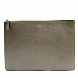  Dunhill Dunhill clutch bag leather light gray g4014g