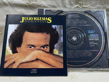 JULIO IGLESIAS - MOMENTOS 35・8P-6 SONY刻印 税表記なし3500円盤 国内初版 日本盤_画像1