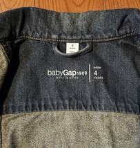 Gap ギャップ　baby Gap ベイビー　ギャップ　ジージャン　デニムジャケット　格安　送料無料_画像4