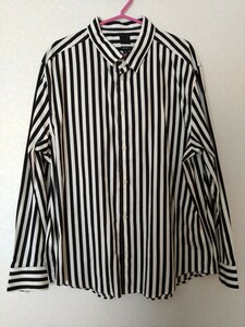 ☆H&Ｍ ストライプシャツ　ＸＬ 　未着☆