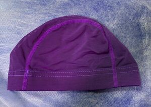 水泳帽 スイムキャップ キッズ M 紫色 日本製 スイミング プール 水泳