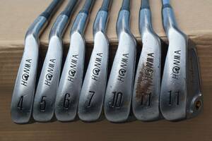 G0165 Y HONMA LB-280 NEW SUPER LIGHT TITANIUM CARBON R-1 / 7本アイアンセット 4,5,6,7,10,11,11番