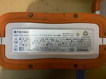 １0個セット シマノ電力丸 10Ah 14.8v 定格容量：10000ｍAh 電動リール 充電式リチウムイオンバッテリー 日本製品　合計10個 　ジャンク_画像4
