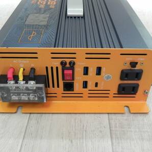 E6489(1) Y MWXNE インバーター 正弦波 DC12V AC100v 3000w 最大6000W  本体のみ・動作確認済の画像7