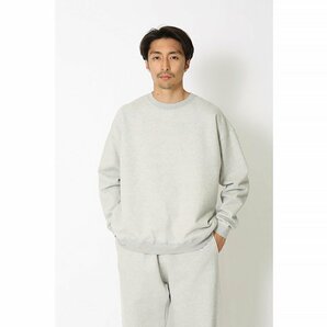 L snow peak スノーピーク スウェット グレー Recycled cotton Sweat Crewneck m m.greyの画像8