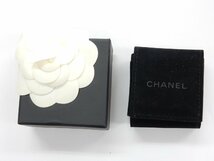 F17V シャネル CHANEL ラインストーン ココマーク ピアス ゴールド 箱付_画像5