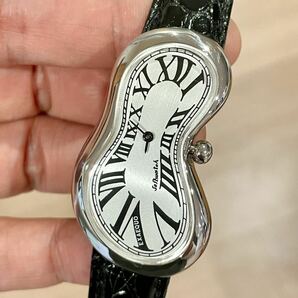 美品 良品 Softwatch ソフトウォッチ 記憶の固執 柔らかい時計 溶ける時計 Salvador Dali サルバトール・ダリ 腕時計 クォーツ exaequoの画像1