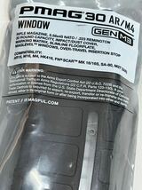 沖縄米軍放出品 米軍実物 MAGPUL マグプル PMAG 30 GEN M3 30連マガジン WINDOW 両窓 5.56mm ブラック RECON.MARSOC.SARC サバゲー_画像2