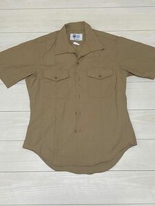 米軍実物　米軍放出品　USMC　サービスドレス半袖シャツ　16 ミリタリー MARINES (6-2)