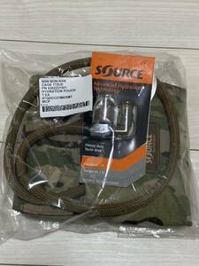 米軍放出品　SOURCE　ハイドレーション　マルチカム (1リットル) ミリタリー　hydration pouch(3-15)