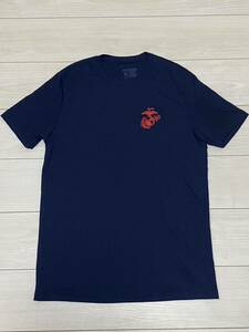 沖縄米軍放出品　Tシャツ　MARINES MEDIUM USMC OKINAWA 古着　サバゲー女子　ミリタリー (3-16)