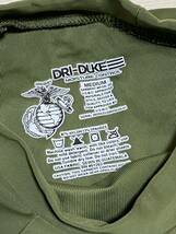 沖縄米軍放出品　DRI-DUKE　MOISTURE CONTROL / MEDIUM / OKINAWA MARINES 古着　USMC サバゲー　ミリタリー ランニング (4-32)_画像2