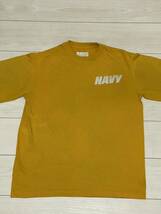 沖縄米軍放出品　NAVY Tシャツ　SMALL OKINAWA 海兵隊 古着　USMC サバゲー　半袖半袖Tシャツ ミリタリー (4-33)_画像1