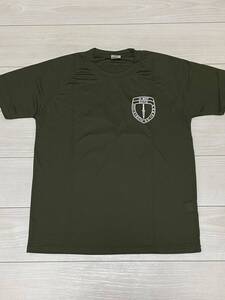 沖縄米軍放出品　AMPHIBIOUS RAIDS BRANCH Tシャツ　SMALL OKINAWA MARINES 古着　USMC サバゲー　半袖(4-32)