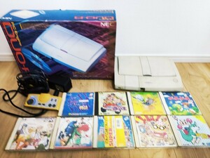 ★NEC PCエンジン DUO-R PI-TG10 ゲーム 本体 ケーブル レトロ PCEngine ゲーム機 ソフト付★