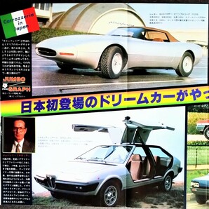 「ダンさんのイラスト散歩⑥＆日本初登場のドリームカーがやって来た」両面ピンナップ.作画:永島慎二「岩のような雲のある風景」1979年作品の画像9