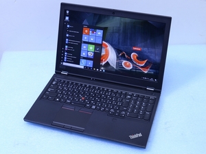 ThinkPad P53 Quadro T2000 メモリ32GB SSD512GB HDD1TB Core i7 9世代 Wi-Fi6 Win10/Win11 Lenovo ノートパソコン PC 管理B02