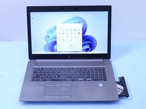 HP ZBook17 G5 希少Quadro P4200 Core i7 8850H 32GB 512GB SSD 1TB HDD BD FHD ノートパソコン Mobile Workstation 管理C17