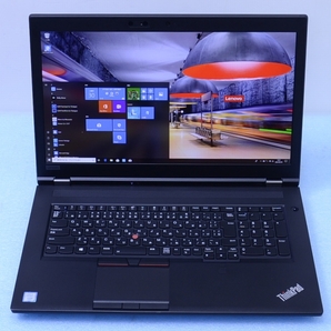 ThinkPad P72 Quadro P4200 Xeon メモリ32GB SSD512GB HDD500GB Win10/Win11 Lenovo 17インチ ノートパソコン 管理C10の画像1