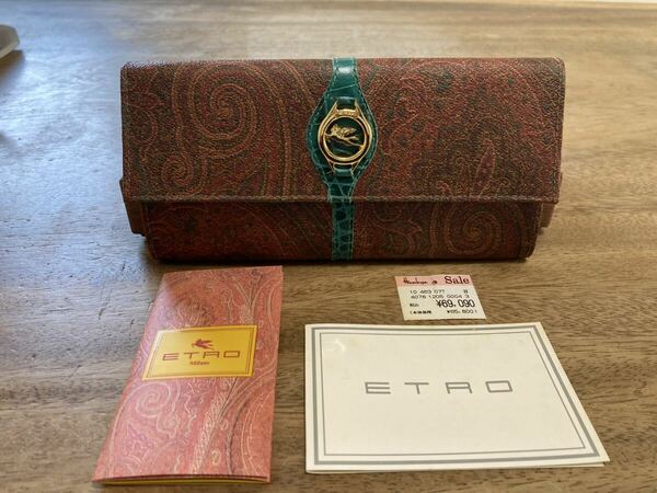 エトロ　長財布 新品未使用品　ETRO