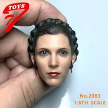 1/6 TTTOYS　フィギュア用ヘッドパーツ　 レイア オーガナ ヘッド　T2083_画像3