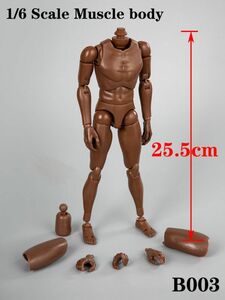 1/6 man element body black .ZYTOYS B003 1/6 size figure element body 