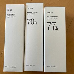 アヌア　ハートリーフ70 ローション　トナー　クレンジングオイル ドクダミトナー クレンジングオイル Anua 　まとめ売り