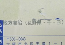 【未開封品】コイン　地方自治法施行六十周年記念　千円銀貨幣　長野県　B セット　/　長野　1000円銀貨　銀貨　地方自治　プルーフ_画像2