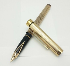 万年筆　SHEAFER　U.S.A　GOLD PLATED　ペン先 14K　/　シェーファー　金張り　14金　585