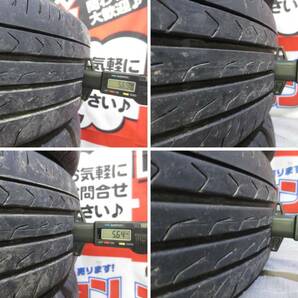 送料無料 ダイハツ純正スチール 13×4.5J +42 100×4H + YOKOHAMA BluEarth-RV RV03CK 165/65R13 2022年 8分山 中古 4本 ラジアルの画像7