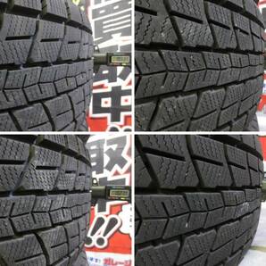 送料無料 溝十分品 weds KEELER 17×7.5J +30 139.7×6H + DUNLOP WM SJ8 265/65R17 2022年 10.3ｍｍ 中古 4本 スタッドレス ランクルの画像7