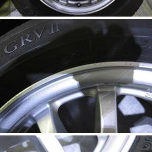 送料無料 トヨタ純正アルミ 16×6.5J +39 114.3×5H（平座）+ BRIDGESTONE REGNO GRVⅡ 205/60R16 2021年 中古 4本 ラジアルの画像3