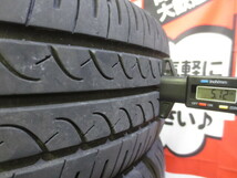 送料無料 ダイハツ 純正 アルミ 15×4.5J +45 100×4H + ブルーアース BluEarth 165/55R15 2020年 中古 4本 ウェイク タントカスタム ミラ_画像7