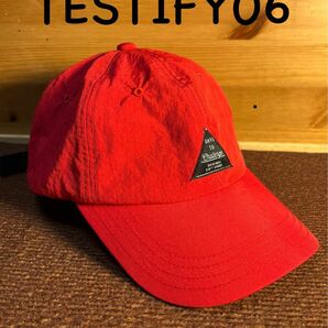 TESTIFY06 アジャスタブル キャップ テスティファイ 赤 レッド 美品