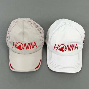 HONMA ホンマ 本間ゴルフ キャップ 帽子 2個セット [R12932]
