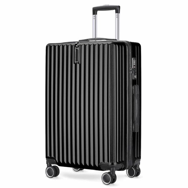 新品 キャリーケース 機内持ち込みOK Sサイズ ブラック 軽量 TSAロック付き スーツケース キャリーバッグ