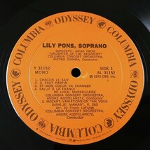 [h18]/ 米盤 LP /『リリー・ポンス / Lily Pons / Arias From Daughter Of The Regiment / Mozart Arias』/ Y 31152_画像4