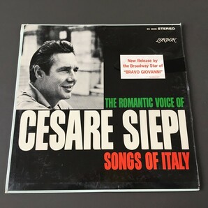 [i26]/ 英盤 LP /『チェーザレ・シエピ（Cesare Siepi）/ The Romantic Voice - Songs Of Italy』/ OS-25305の画像1
