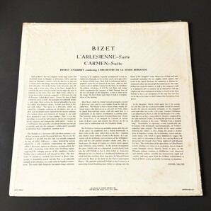 [i21]/ 英盤 LP /『ビゼー：カルメン組曲、アルルの女組曲 / スイス・ロマンド管弦楽団、アンセルメ』/ STS 15052の画像2