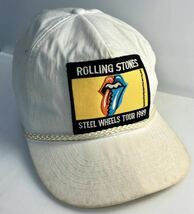 【送料無料】80s Vintage ROLLING STONES “STILL WHEELS TOUR 1989” / ローリング・ストーンズ スティール・ホイールズ・ツアー キャップ_画像1