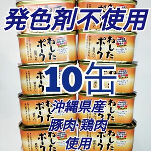 ★発色剤不使用★　沖縄ホーメル　わしたポーク　ランチョンミート　200g 10缶