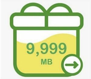 マイネオ　パケットギフト約10G(9999MB)